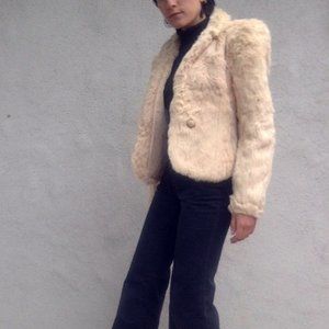 Vintage Rabbit Fur Jacket